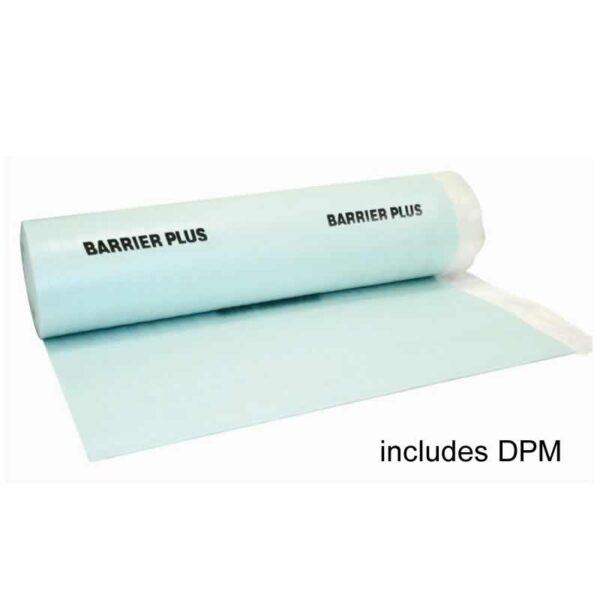 Barrier plus 3mm foam underlay - incl DPM 15sqm roll